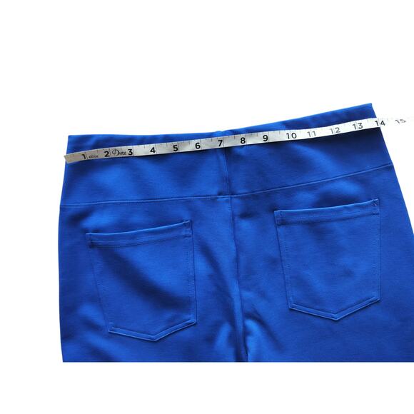 New Halara Flex Women's Princess Blue High Waisted Pull-On Flare Work Pants Sz M - Picture 10 of 12